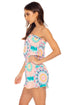 Luli Fama Caribbean Kisses Strapless Ruffle Romper